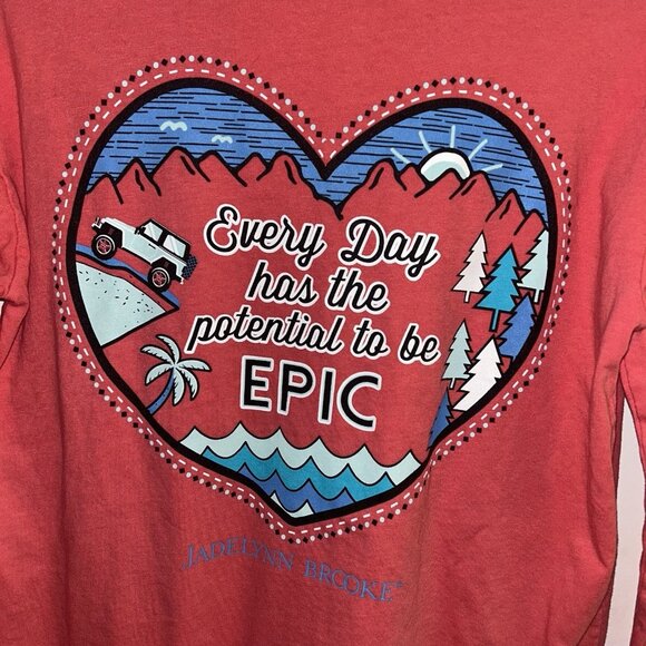 Jadelynn Brooke Pink Every Day Has The Potential To Be Epic Jeep T-Shirt Small - Picture 5 of 7